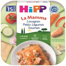 Plat Bébé Dès 15 Mois Lasagnes Légumes Saumon