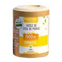 Complément Alimentaire Huile De Foie De Morue 1500mg Nat&form