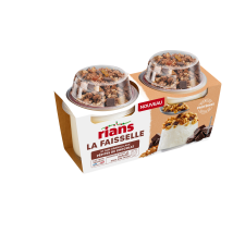 Fromage La Faisselle Protéiné Et Son Granola Aux Pépites De Chocolat Rians