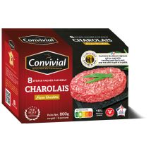 Steaks Hachés Pur Bœuf 15% Mg Convivial