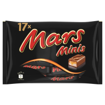 Mini Barres Chocolatées Lait Caramel Mars