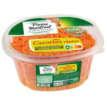 Salades Crudités Carottes Râpées À L'huile D'olive Vierge Extra Pierre Martinet