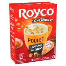 Soupe Déshydratée Poulet Croûtons Et Thym Sans Conservateur Royco