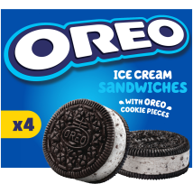 Dessert Glacé Sandwich Vanille Biscuits Cacao Oreo