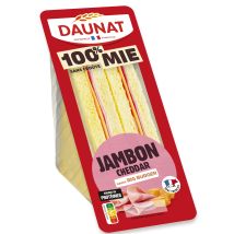 Sandwich Club Jambon Cheddar Sauce Big Burger Daunat