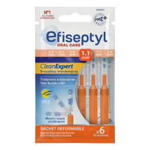 Brossettes Interdentaires 1.1 Mm Clean Expert Efiseptyl