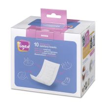Serviette de bain hygiénique blanche post accouchement TIGEX