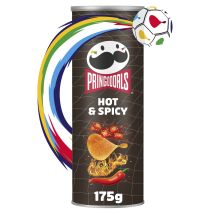 Pringles - Chips Tuiles Hot & Spicy Goût Piment Et Épices Pringles - La Boîte De 175g