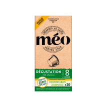 Meo - Café Capsules Intensité 8 Compatible Nespresso Meo - La Boite De 20 Capsules