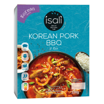 Plat Cuisiné Korean Pork Bbq & Riz Isali