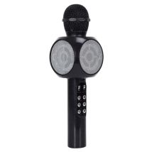 Micro Karaoke - Party Time - Led - Lampe Disco - Noir Et Gris