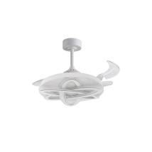 Ventilateur Plafonnier Bel-air Saturno 200w Led 4 Lames
