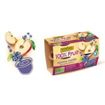 Dessert De Fruits Pomme Myrtille 100% 4x - Danival