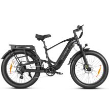 Samebike Storm Vélo Électrique Fat Bike Suspension Intégrale 48v 20ah, Noir