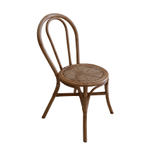 Chaise En Rotin Naturel Pour Salle À Manger Chillvert Parma 40x52x90 Cm Avec Siège En Osier Naturel
