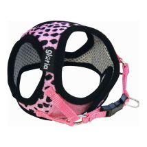 Harnais Pour Chien Gloria Léopard 17-22 Cm Rose Taille Xs