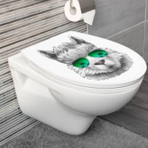 Siège De Toilette Avec Fermeture En Douceur 3d Lama Cornat