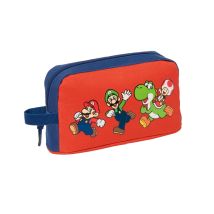Sac Glacière Goûter Super Mario Mamma Mia Rouge Blue Marine 21,5 X 12 X 6,5 Cm