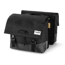 Sac À Vélo Double Urban Proof 55l En Rpet Recyclé - Couleur Verte Et Noire
