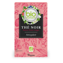 Vitavea - Thé Noir Saveur Fruits Rouges Antioxydant Nutrisante - La Boite De 20 Sachets