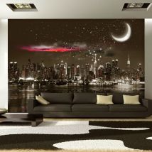 Papier Peint Nuit Étoilée Sur Ny - 200 X 140 Cm