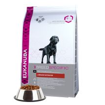 Eukanuba Adult Dry Dog Food For Labrador Retrievers 12 Kg Adulte Poulet, Dinde