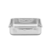 Plat À Four Haut Inox Antiadhésif Nid D’abeille 36 X 36 Cm Steel Pan