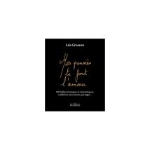 Mes Pensées Te Font L'amour Carnet Spirale 100 Billets Noir 15x12,8x2,9 Cm La Musardine