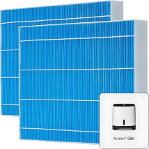 Pad D'évaporation Meaco Armin 680ml 2 Pack Antimicrobien Scale Free