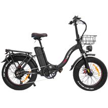 Vélo électrique pliable Drvetion CT20 avec 15Ah batterie Samsung, Noir