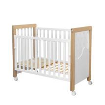 Lit Dolce Magic 120x60 Blanc/bois