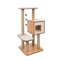 Arbre A Chat Vesper V Base Haute Noyer H120cm