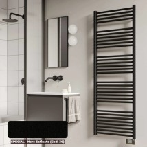 Sèche-serviettes Électrique 500w Noir Satine Fleche - Irsap