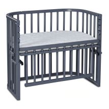 Grand Lit Berceau Cododo Gris Avec Matelas - Maxi Comfort +