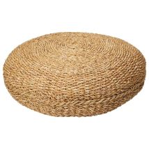 Pouf Rond Naturel Ø58x20 Cm Herbe De Mer Home&styling