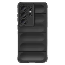 Coque Pour Galaxy S26 Ultra Souple Antichoc Compatible Recharge Sans Fil Qi Noir Amorus