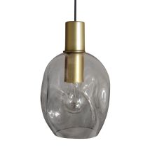 Suspension Métal Globe Vingolf Gris D20 Cm