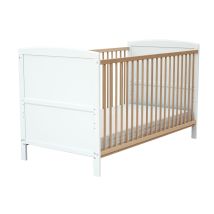 At4 - Lit Bébé Évolutif En Bois Luna 70 X 140 Cm
