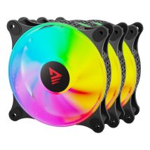 Savio Blast Fan Set Système De Refroidissement D’ordinateur Boitier Pc Ventilateur 12 Cm Noir 3 Pièce(s)