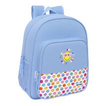 Cartable Smiley Joyful Bleu Multicouleur 32 X 38 X 12 Cm