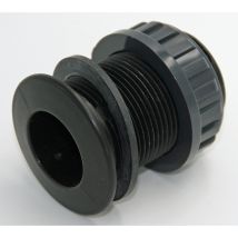 1 Pouce, Lot De 2 Traversées De Paroi En Pvc Pour Raccord Fileté, Aquaponie, Aquaculture.