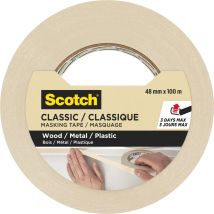 3m Scotch Ruban Masquer Lignes Droites Beige Format Xxl Scotch