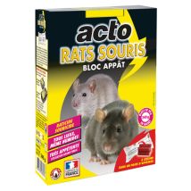 Bloc Appât Rats Et Souris Acto Hydro7
