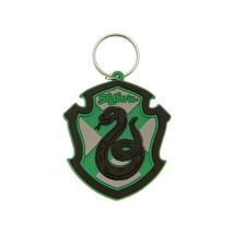 Porte-clés En Caoutchouc Avec Écusson Serpentard Harry Potter - Marchandise Officielle