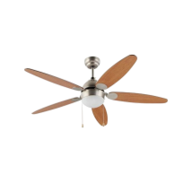 Ventilateur Plafonnier Fm Vt-130 5 Pales Lumière