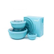 Set de 3 lunch box bleues - 200ml, 1000ml et 2000ml AMUSE