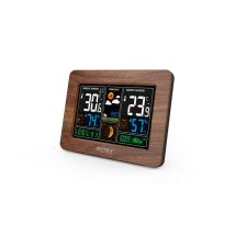 Optex Station Météo Facade Interchangeable 2 Faces Bois/noir