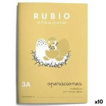 Cahier De Maths Rubio No 3a A5 Espagnol 20 Volets (10 Unités)