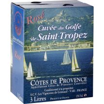 Cuvee Du Golfe De Saint Tropez - Vin Rosé Côtes-de-provence Cuvee Du Golfe De Saint Tropez - 3l