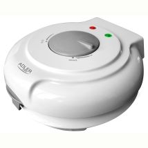 Gaufrier À Cornets De Glace, Plaques Antiadhésives, Régulateur De Température Adler Ad3038 Blanc 1500w